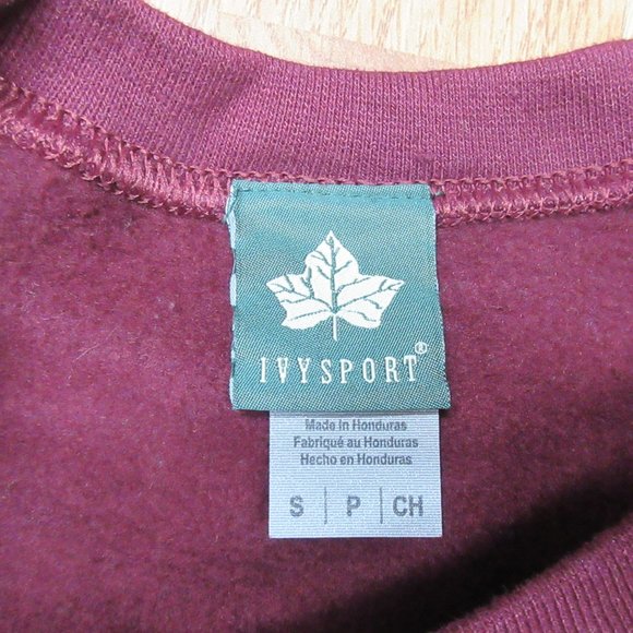HARVARD CRIMSON IVY SPORT CREWNECK COTTON/POLY SWEATSHIRT TEAM COLORS SMALL, S - Picture 3 of 4